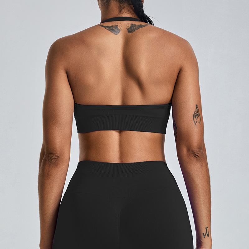 New Seamless Sports Bra For Women With External Neck, Yoga Vest, Beautiful Back, Yoga Suit, Quick Drying Fitness Top