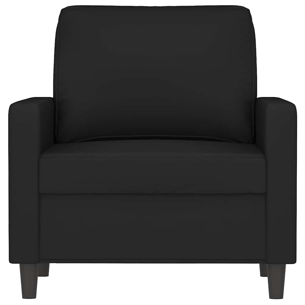 Armchair Black 60 cm Velvet
