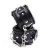Adjustable Stainless Steel Spreader Bar Set Padded Leather Kit Adjustable Collar Handcuffs Ankle Cuffs Restraints BDSM Adult
