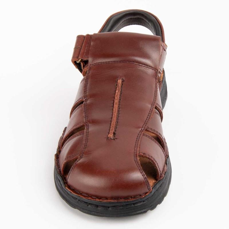 Sandalia De Piel Para Hombre. Purapiel Beira6 102728