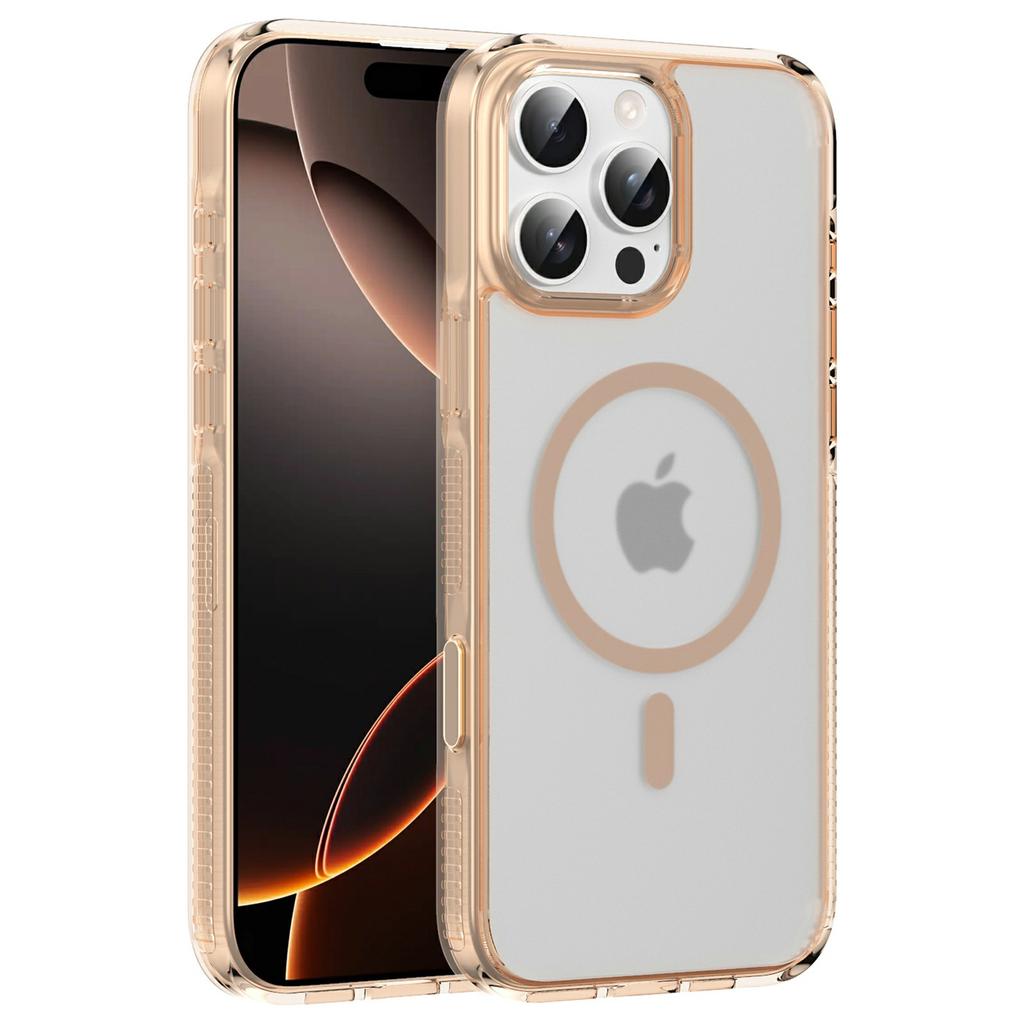 For iPhone 16 Pro Case with Camera Touch Control Button PC + TPU Phone Cover Compatible with MagSafe