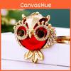 Adorable Crystal Owl Keychain Fashionable Keyring For Women Unique Gift Accessory