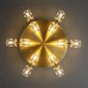 Creative Crystal Chandelier Ceiling Light Indoor Decor Golden Chandelier Design Ceiling Lamp For Parlor Dining Bedroom Kitchen