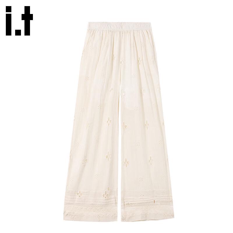 CHOCOOLATEit Women s Drape Straight-Leg Casual Pants L