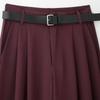 Spring 2025 Women's Wide-Leg Pleated Pants with Belt Decor