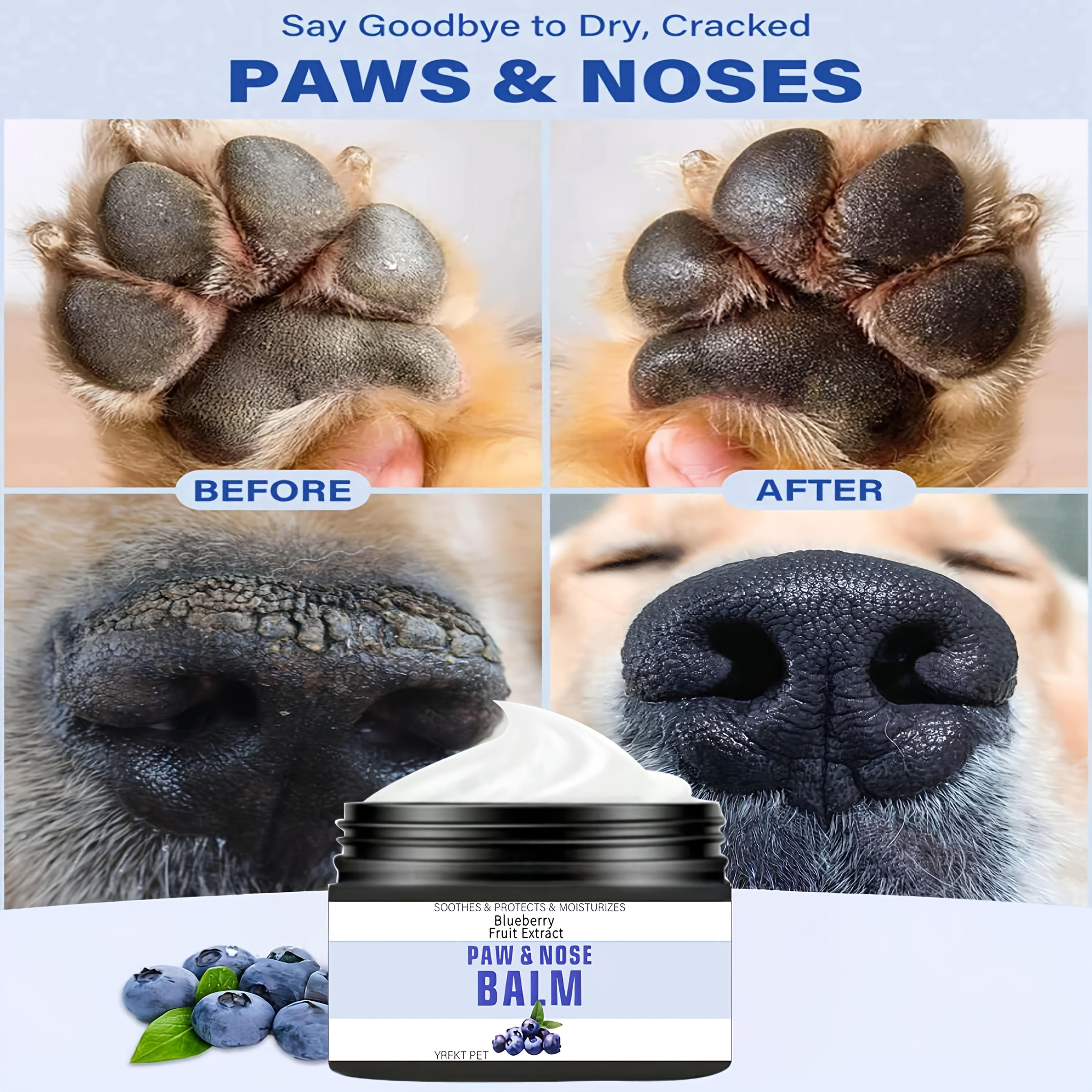YRFKT Natural Dog Claw Cream - protects paws from damage from high temperature road surfaces, applying wax to dry paws and nose to protect paws 5G