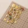 Yori 1Pcs Stainless Steel Charms Heart Pendant Used Women Making Earrings Necklace Bracelet Jewelry Accessories