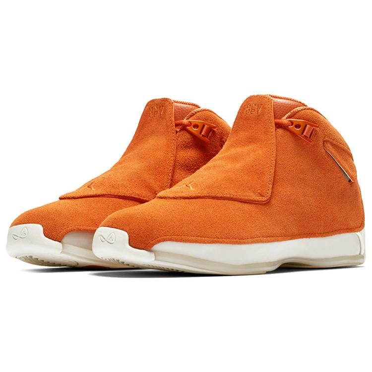 Air Jordan 18 Retro 'Orange Suede' Men's AA2494-801