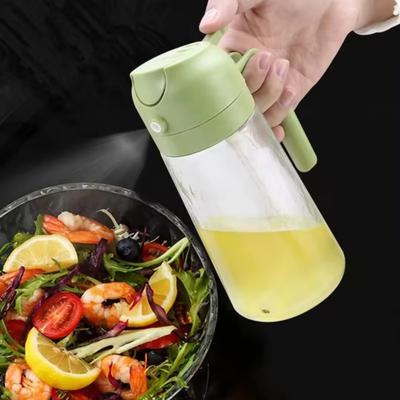 2in1 500ml Bottiglia di spruzzatore di olio spray di plastica Distributore di olio spray Vaso di olio Ampolla BBQ Cucina Cottura Torrefazione Picnic Attrezzo della cucina