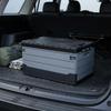 Foldable Storage Crate with Lid Sturdy Foldable Storage Box with Lid Foldable Car Organizer Reinforced Bottom for Camping