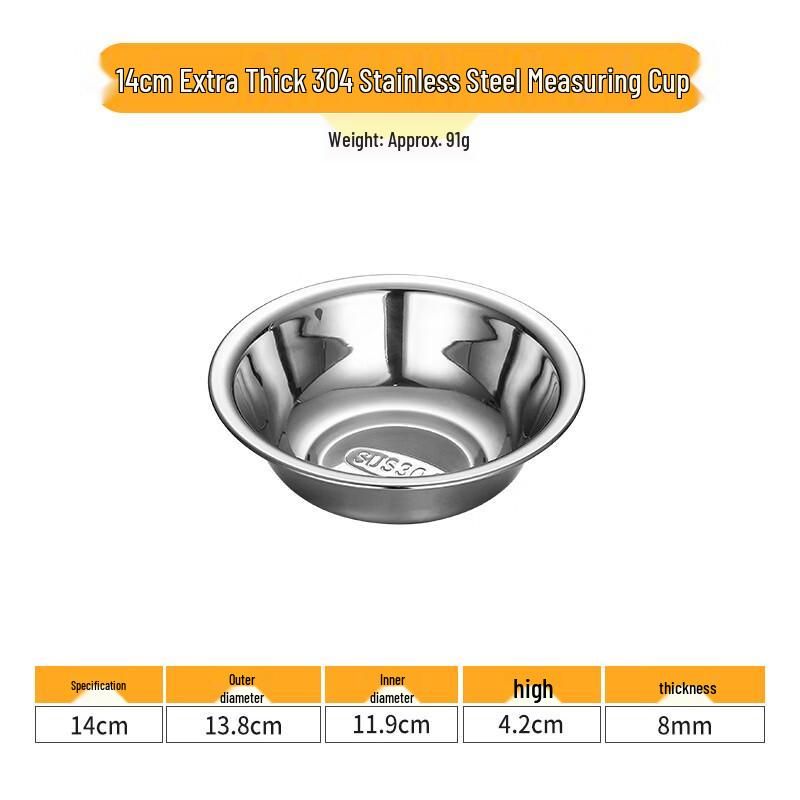 Jinjinlin 304 Stainless Steel Mixing and Serving Bowl Set