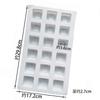 Square Chocolate Mould Silicone Cake Mold Baking Mousse Pudding  molds Cake Decorating Tools Ice Cream Dessert Bakeware Tools