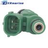 4 Pcs Fuel Injectors 12 Holes 63P-13761-00 for Yamaha Marine Outboard Engine 4 Stroke 150HP F150 FL150 V4 63P-13761-01