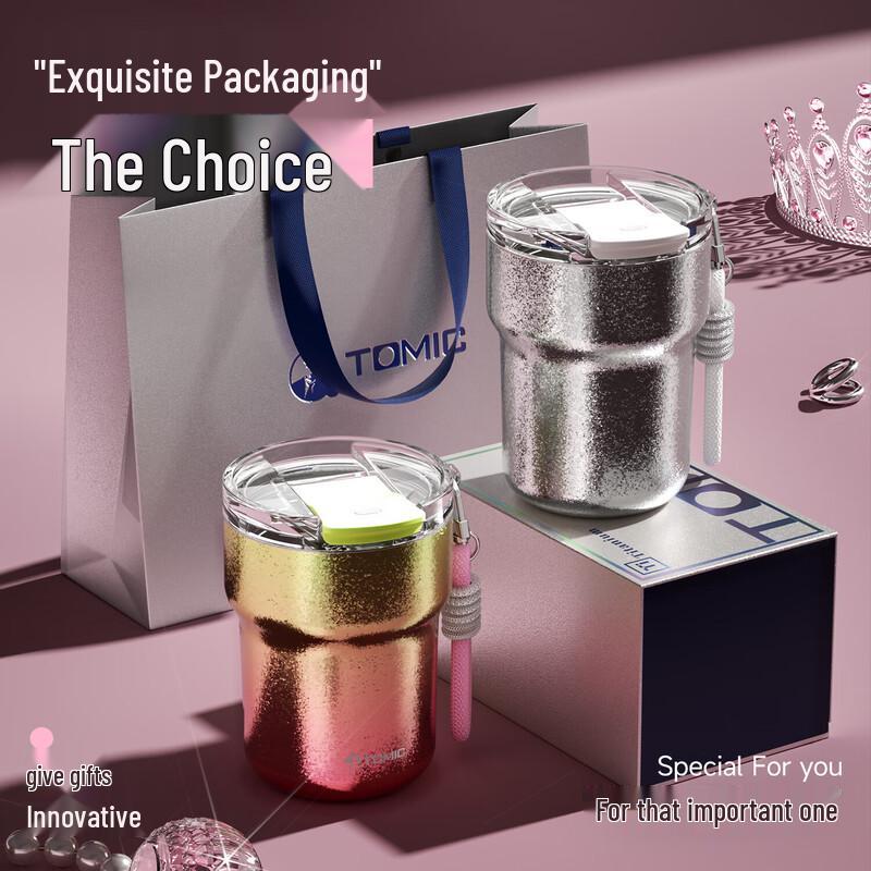 TOMIC Pure Titanium Portable Coffee Tea Mug