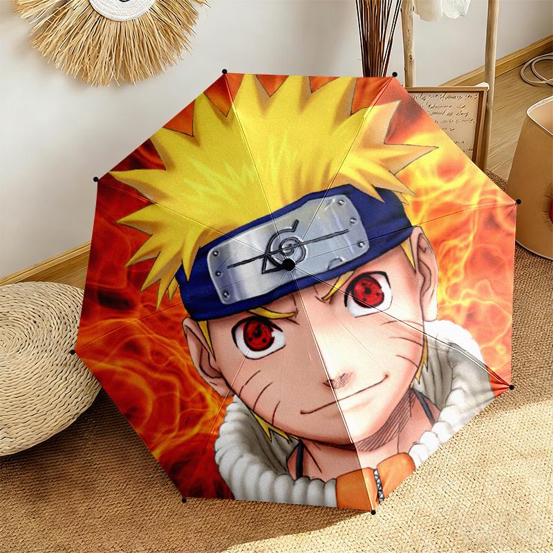 Berühmter Cartoon NARUTO Protagonist Uzumaki Naruto. Cartoon-Schirm, faltbar, Haushaltsartikel, Eisenkunst, Sonnenschirm für draußen, H6
