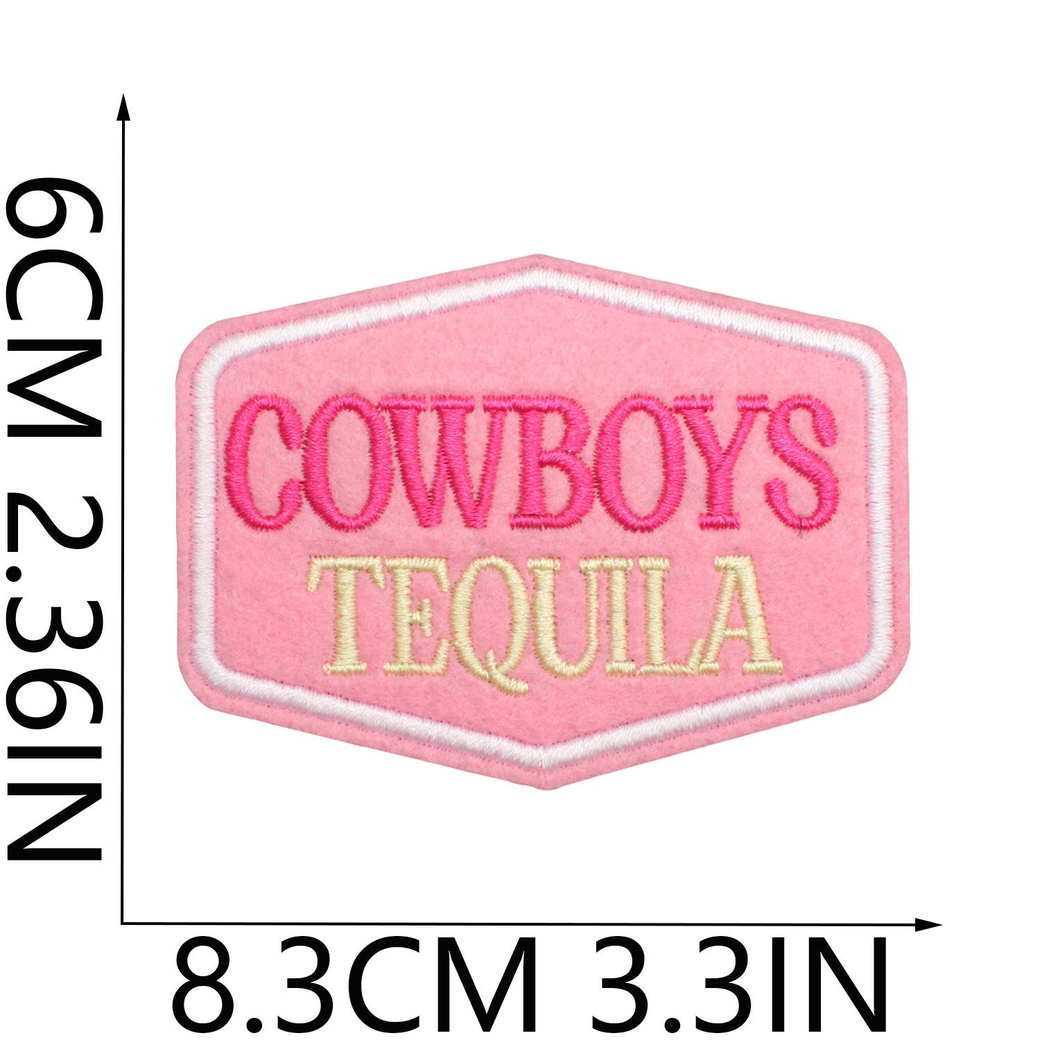 

Square Embroidery Cloth Sticker Bar Girl Patch Sticker Clothes Decoration English Letters Computer Embroidery Sheet Ironing Embroidery Stamp No. 2_3 pieces