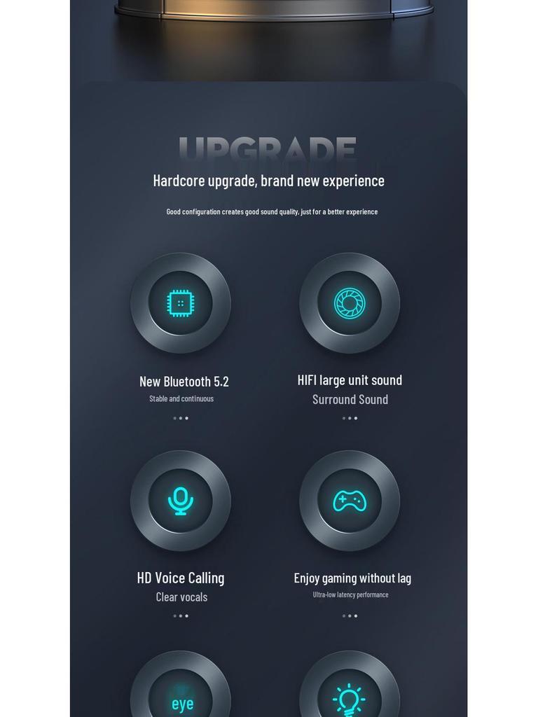 Cross-Border Hot Selling Wireless Bluetooth Over-Ear Headphones: Sports & Gaming Model