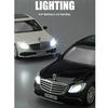 Maßstab 1/24 BENZ E300 Legierungsautoform Ornament Metallguss Limousinenmodell Geschenk für Jungen Sound und Licht Kinder simuliertes Spielzeugauto