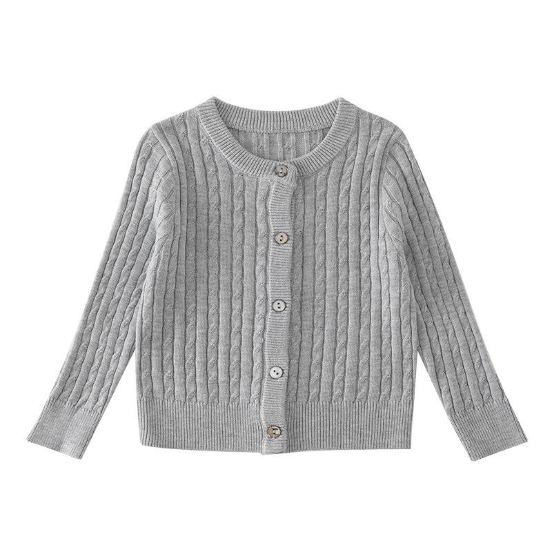 Mädchen Strickjacke Langarm Kinder Pullover Koreanischer Stil