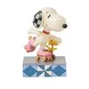 JIM SHORE Snoopy & Woodstock Roller Skates 6016267
