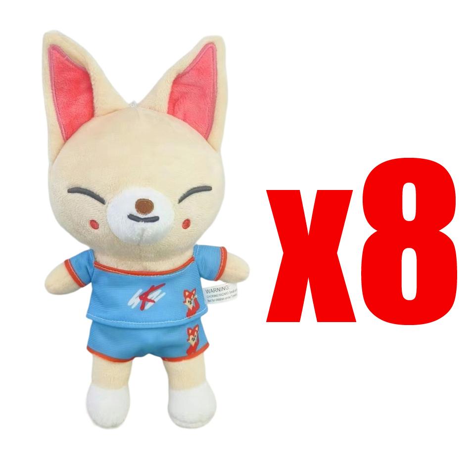 20cm Skzoo Plush Toys Stray Kids Cartoon Stuffed Animal Wolf Chan Plushies Doll Cute Companion Adults Fans Gift for Cuddly Fluffy Huggable Kawaii