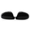 For VW Golf MK5 GTI Jetta 5 (Glossy Black ) carbon fiber Passat B6 B5.5 Side Wing Mirror Covers Caps Sharan Golf Plus EOS