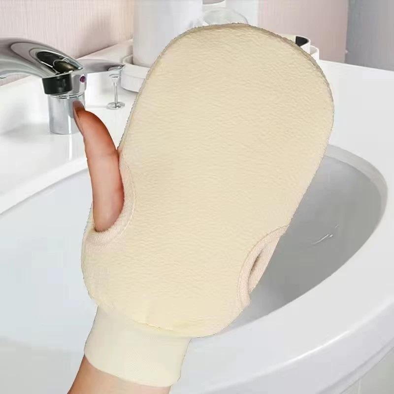 1PC Towel SPA Solid Color Peeling Exfoliating For Shower Cleaning Body Brush Body Massage Body Scrubber Glove Scrub Mitt Rub