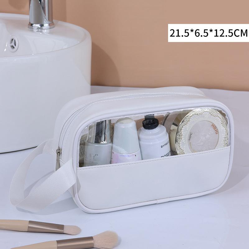 Portable Travel Cosmetic Bag Women Transparent Makeup Bags Large Capacity Bath Wash Bag Multifunction Waterproof Storage Case
