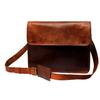 Шкіряна вінтажна шкільна сумка через плече для чоловіків Satchel S для ноутбука