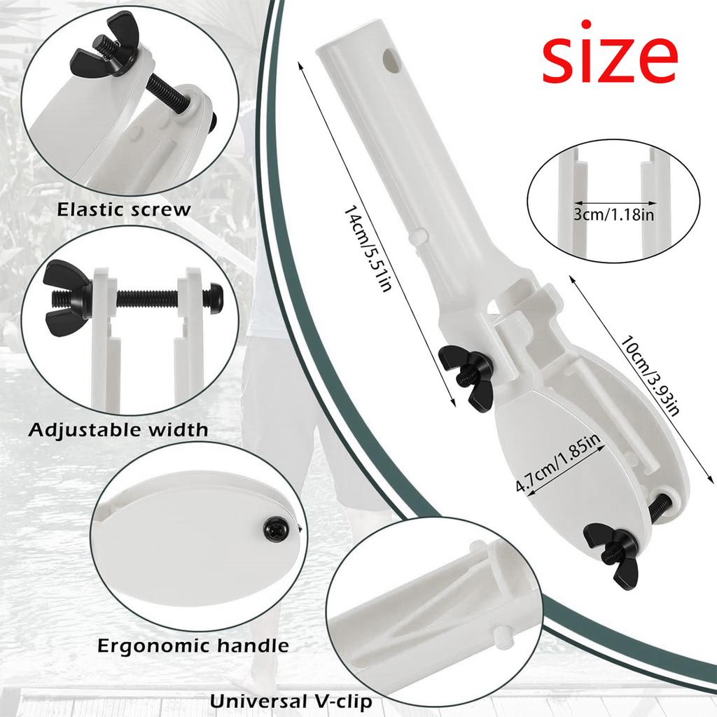 Pool Chlorine Tablet Holder for 3Inch Tablets White Floating Dispenser Swimming Pool Maintenance Accessories for Pool