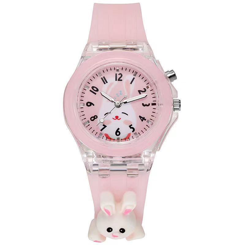 Xingdailu Melody Children'S Watch Cartoon Glowing Student Electronic Watch Boys And Girls Silicone Watch Luminous