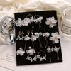 Elegant Tassel Petal Earrings: Semi-Transparent Flower Pendant, Simple Yet Exquisite Design for Women