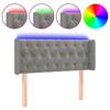 VidaXL LED Headboard Bedroom Furniture Single Bed Accessory Headboard Bed Frame Interior Light Grey 3123608