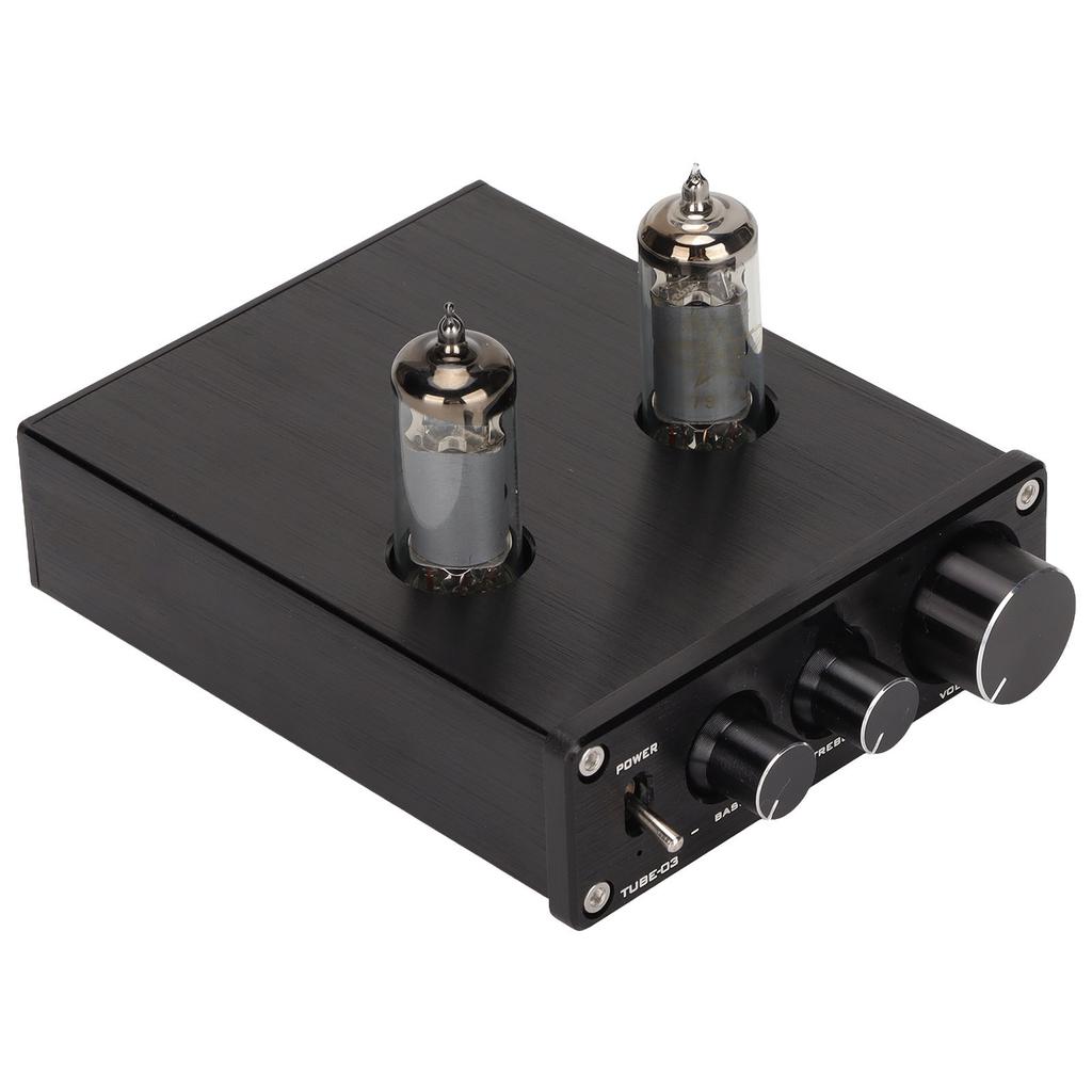 Vacuum Tube Preamplifier Multifunctional HiFi Valve Headphone Amplifier for Mobile Phone Computer TV