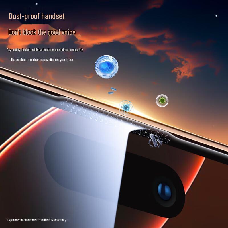 BIAZE Tempered Glass Screen Protector for iPhone 16 Pro Max (2-Pack)