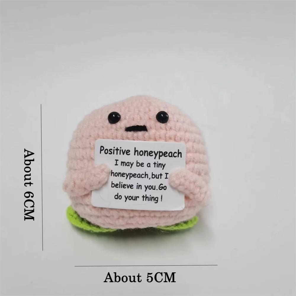 Handmade Positive Energy Potato Doll Home Decoration Mini Plush Knitting Wool Potato Doll Cute Birthday Gifts Office Room Decor