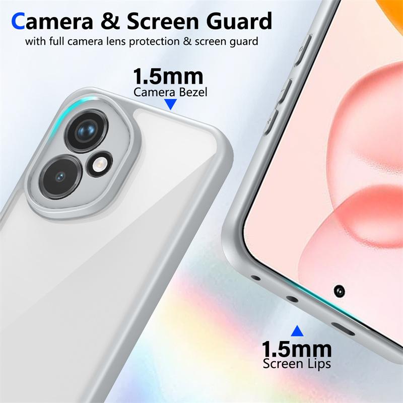 Honor 400 5G DNY NX9 Case Plating Silicone Bumper Shockproof Clear Back Cover Hard Matte Phone Case for Honor 400 Honor400 2025