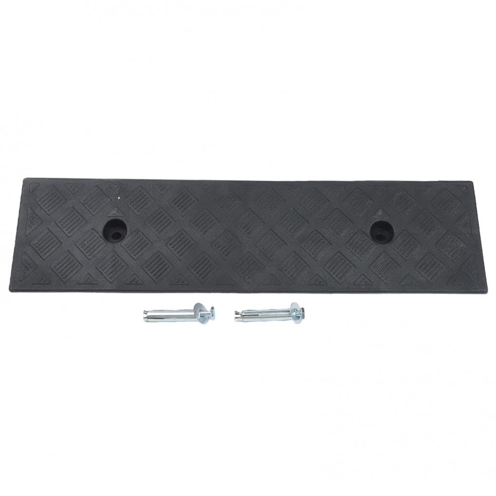PE-Kantenstein für Rampe 19,68x5,11x1,57 Zoll Rutschfester Türschwellen für Rollstuhl
