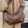 Retro commuter bag women's bag autumn new trend fashion shoulder tote bag large capacity armpit bag