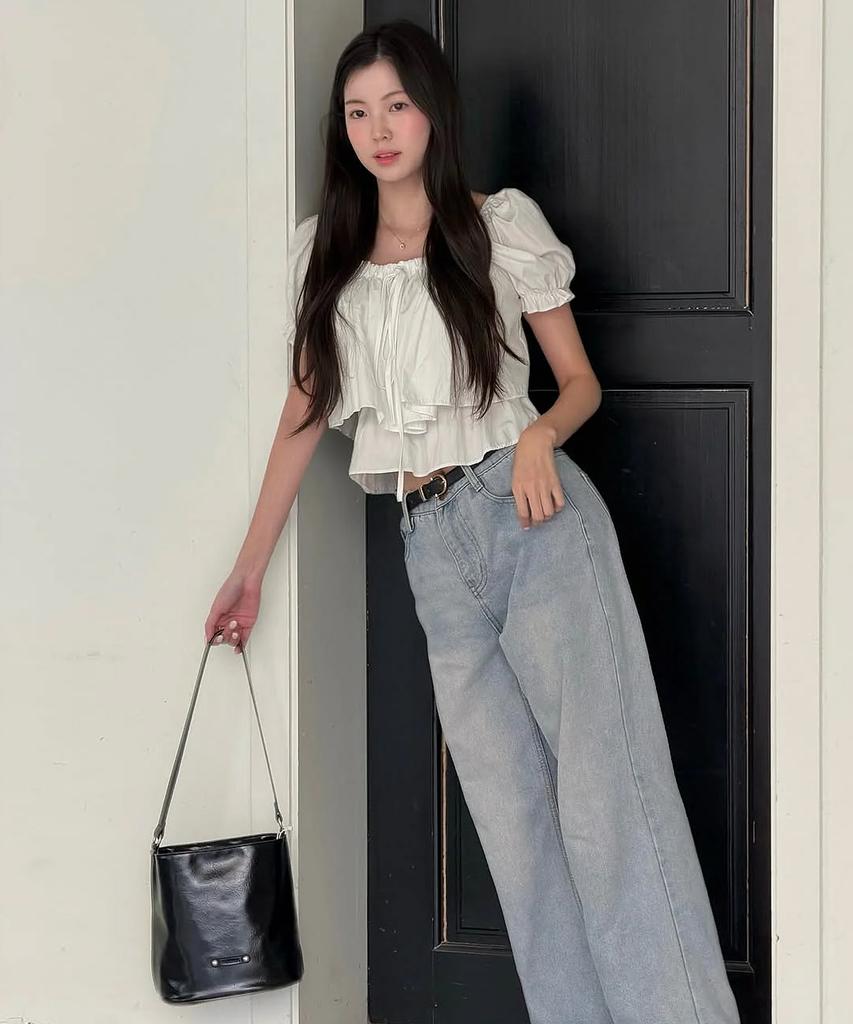 Raiment Stud Band Basket Bag_Black