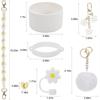 Accessori per la Stanley Cup Transfrontalieri: Set Portachiavi Fiori Colorati Fai da Te