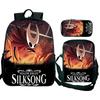 Hollow Knight 2 Silksong Backpack Teenagers Hornet Fridge Magnet Rucksack Shoulder Bag Pencil Case School Backpacks