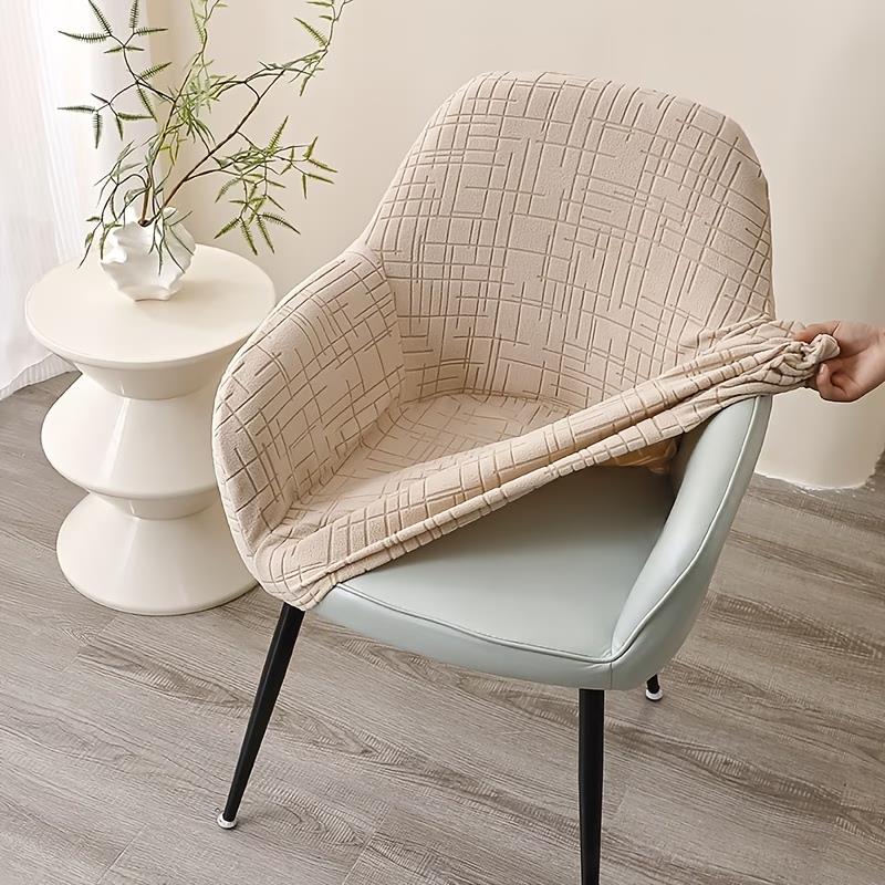 Elastic High Back Armchair Cover Adjustable Dining Chair Slipcover For Home Hotel Wedding Banquet Seat Protector