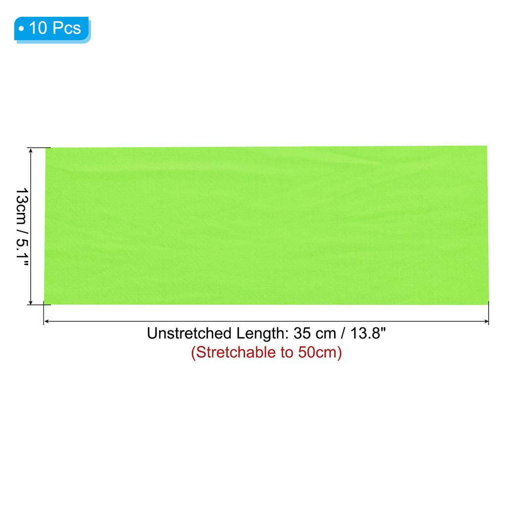 10pcs Stretch Chair Sashes Bow Sash Elastic Chair Cover Bands Sashes Bow Tie for Wedding Banquet Events Decorations 14"x5"