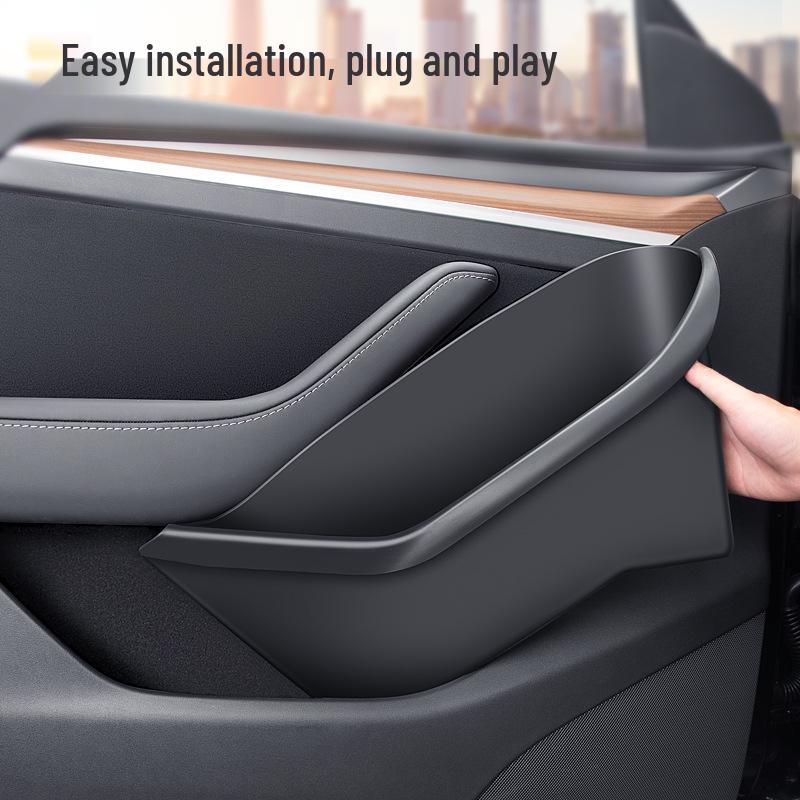Tesla Model Y/3 Full Wrap Door Slot Storage Box - TPE Accessory