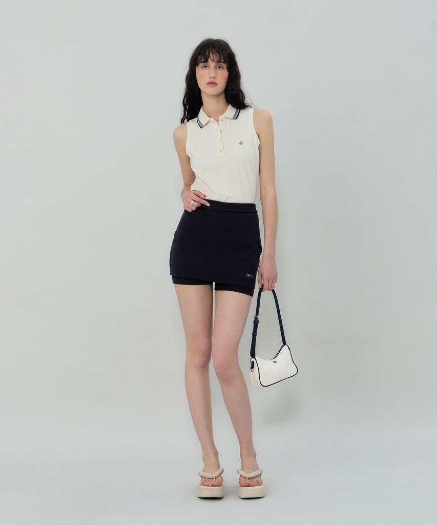 Grove Remy Knit Skirt (Navy)