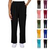 Pantaloni da Lavoro/Pantaloni per Caregiver da Donna, Casual, Leggeri, Colorati, con Tasche Laterali