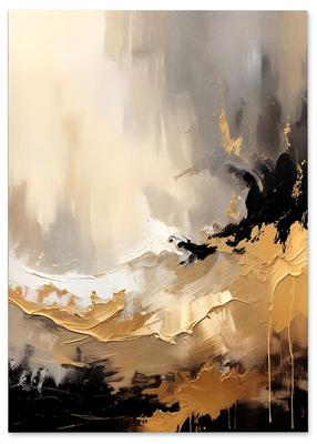 Poster Golden Wave