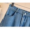 DIMANAF 2026 Neue Damen Jeans Hosen in Übergröße Denim Baumwolle Locker Lässig Elastische Taille Mode Damen Shorts Kleidung Sommer