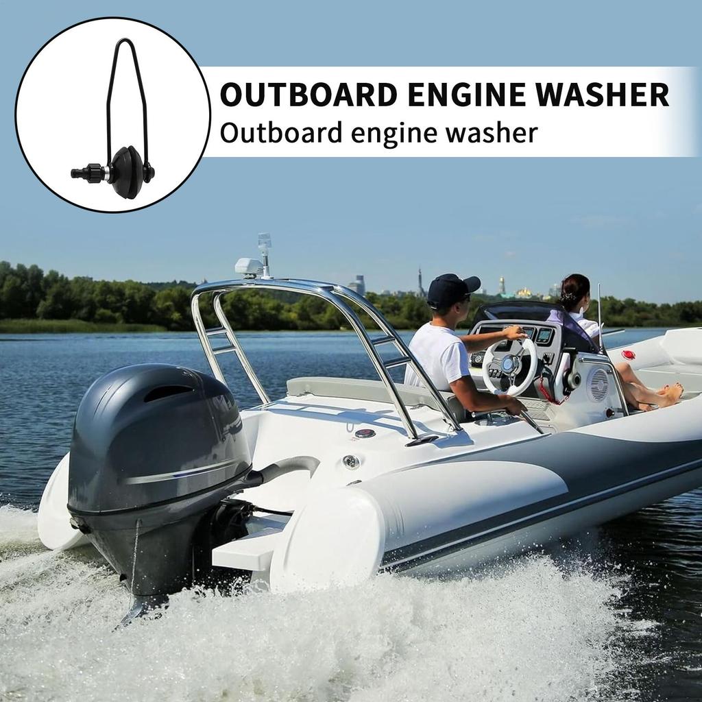 Außenborder-Spülhaube Außenborder-Reinigungswerkzeug Bootsreiniger Für Bordküste Wartung Außenborder Küste Marine Schutz